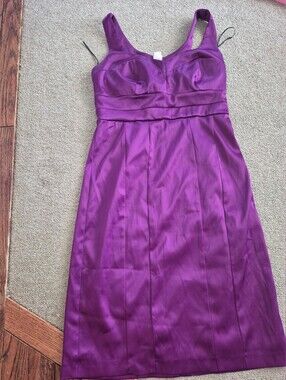 Purple Cocktail Evening Dress